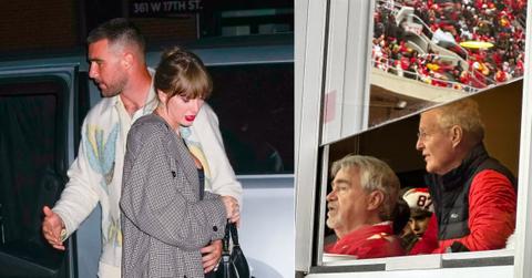 taylor swift travis kelce dads chiefs game christmas