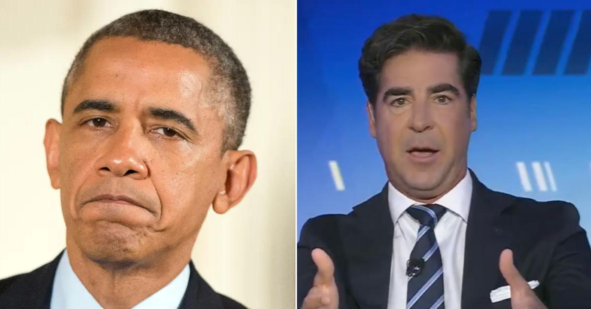 image of Jesse Watters deemed Barack Obama a 'boring guy' who isn't a 'real man.'