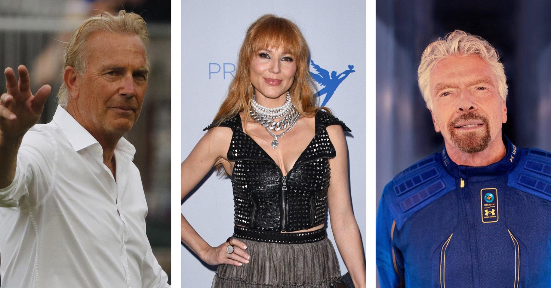 Kevin Costner & Jewel 'Hit It Off' After Richard Branson Set Them Up