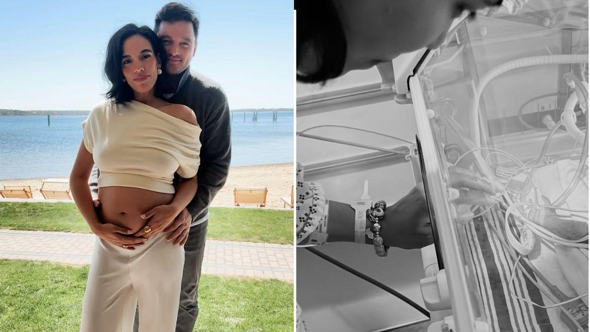 Image of Danielle Olivera shared a touching moment with son Aidan following his premature birth.