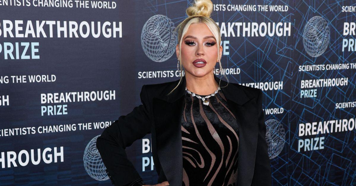 image of Christina Aguilera also opened up about recording 'Beautiful.'