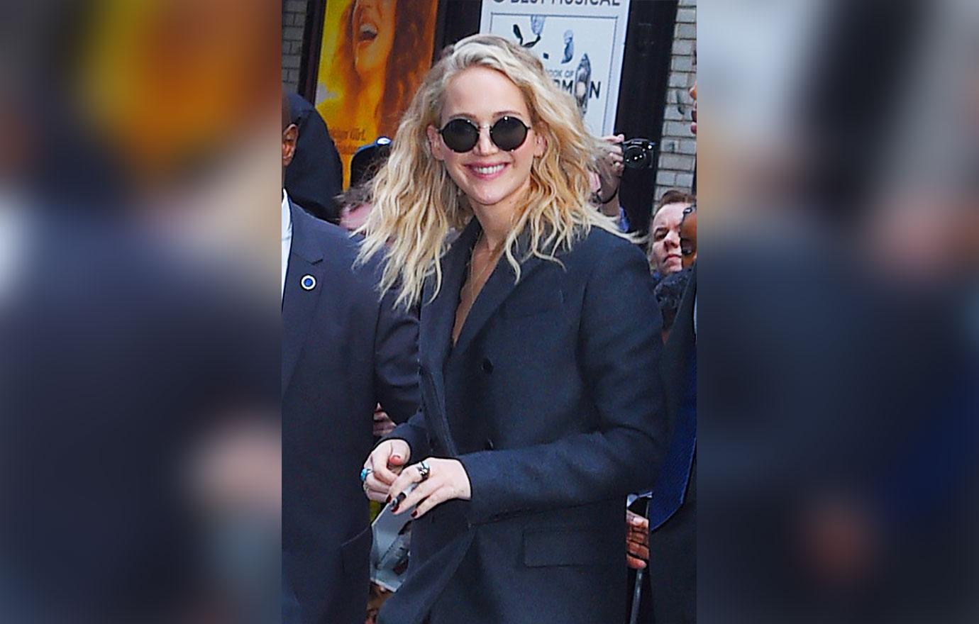 Jennifer Lawrence is a popular gal in NY!