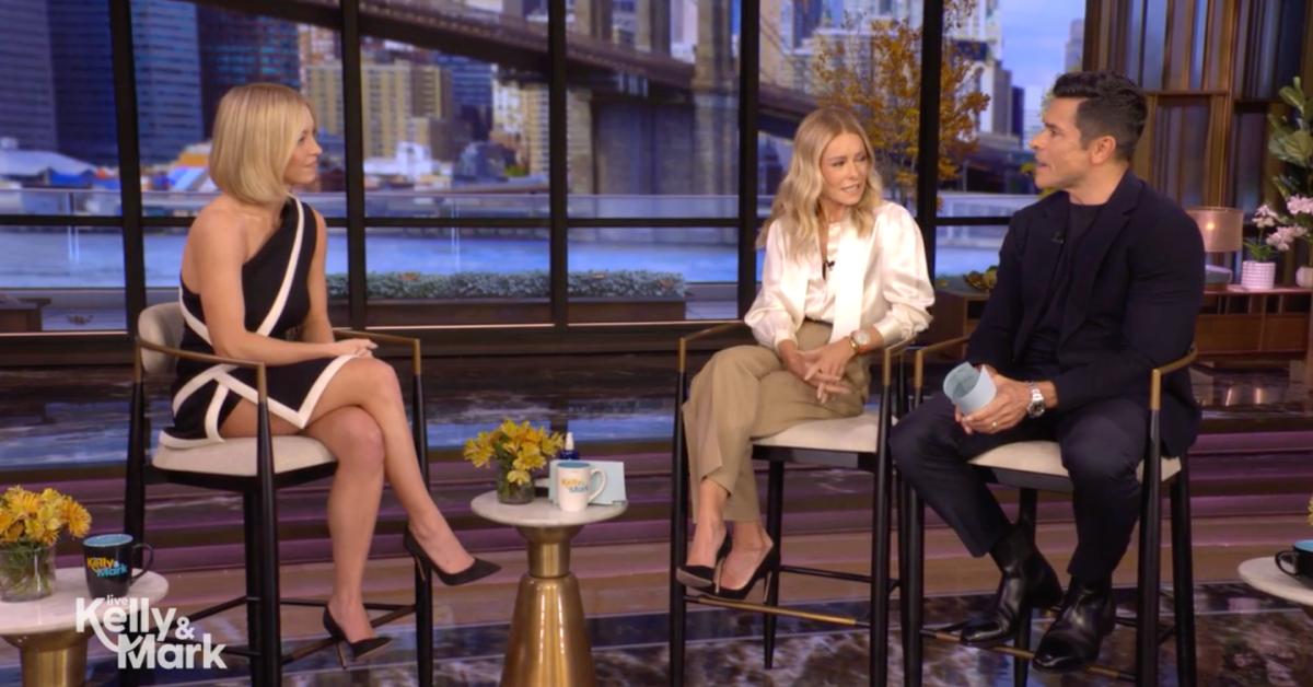 Image of Mark Consuelos said watching 'Euphoria' with his daughter didn't last longer than '10 minutes.'