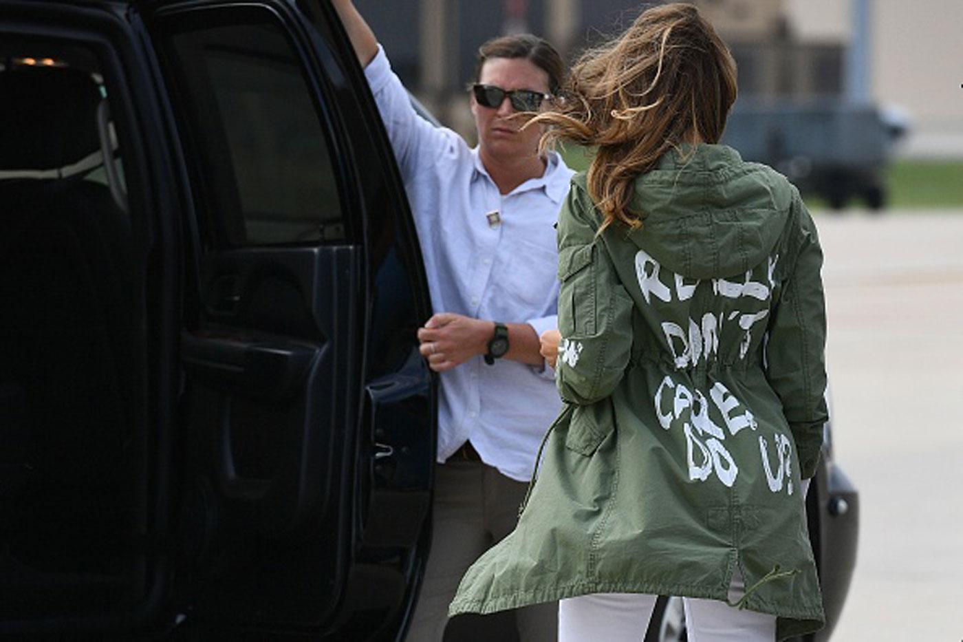 US POLITICS IMMIGRATION MIGRANTS MELANIA JACKET