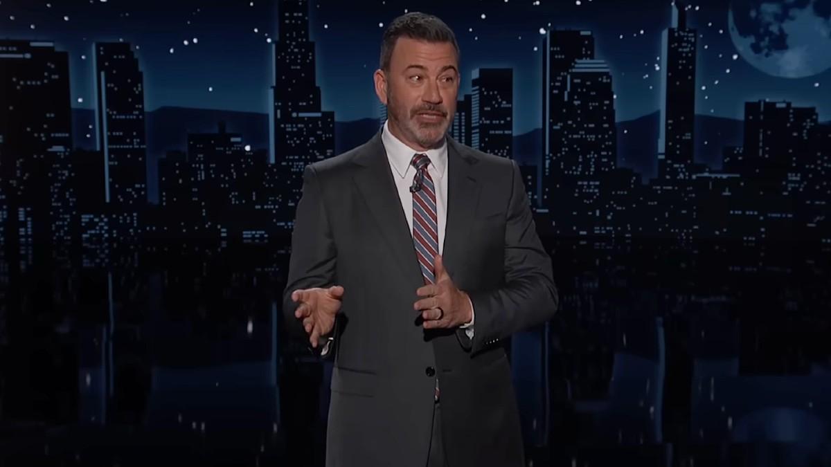image of Jimmy Kimmel mocked Donald Trump in his monologue. 