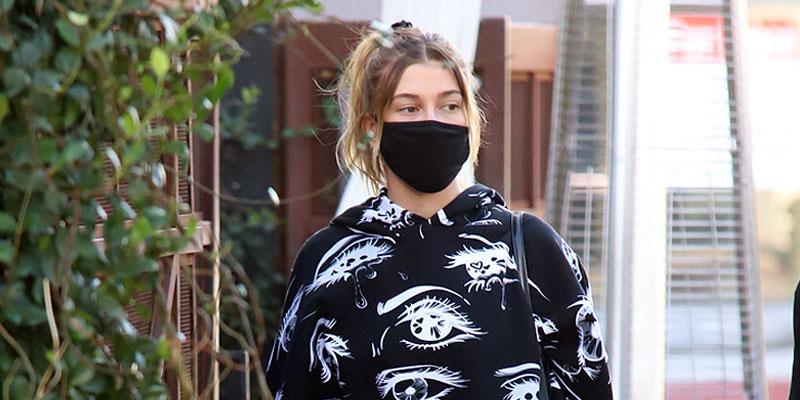 Hailey Baldwin runs errands in West Hollywood