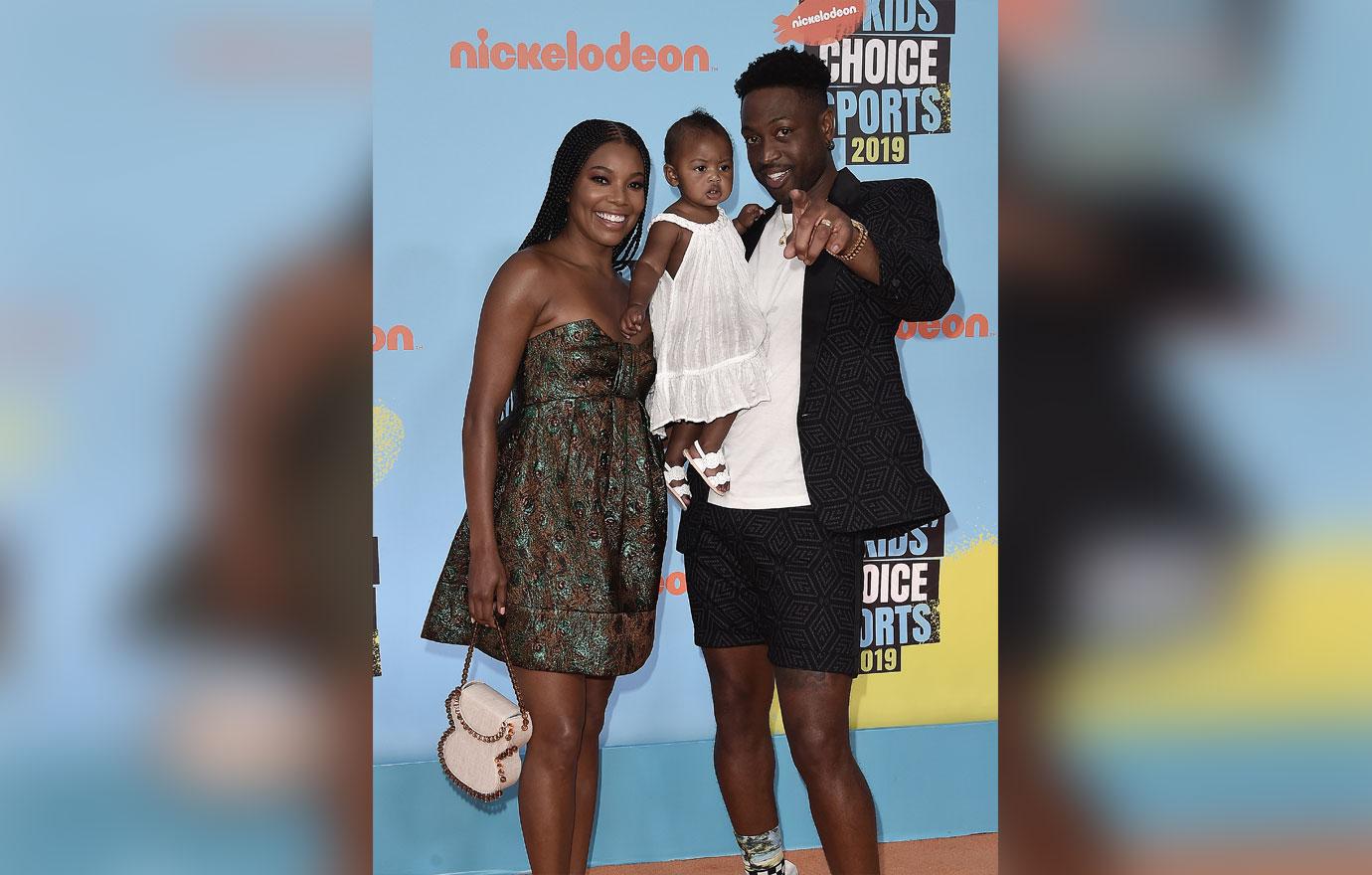 Gabrielle Union Posts Video Of Dwyane & Kaavia Playing Basketball