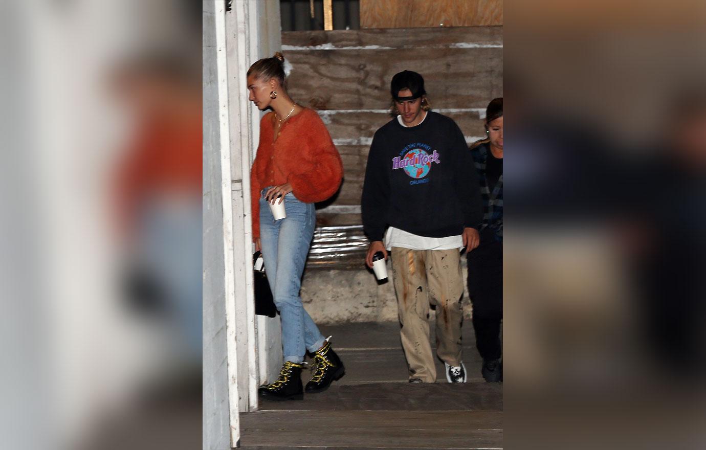 Justin Bieber and Hailey Baldwin head to church