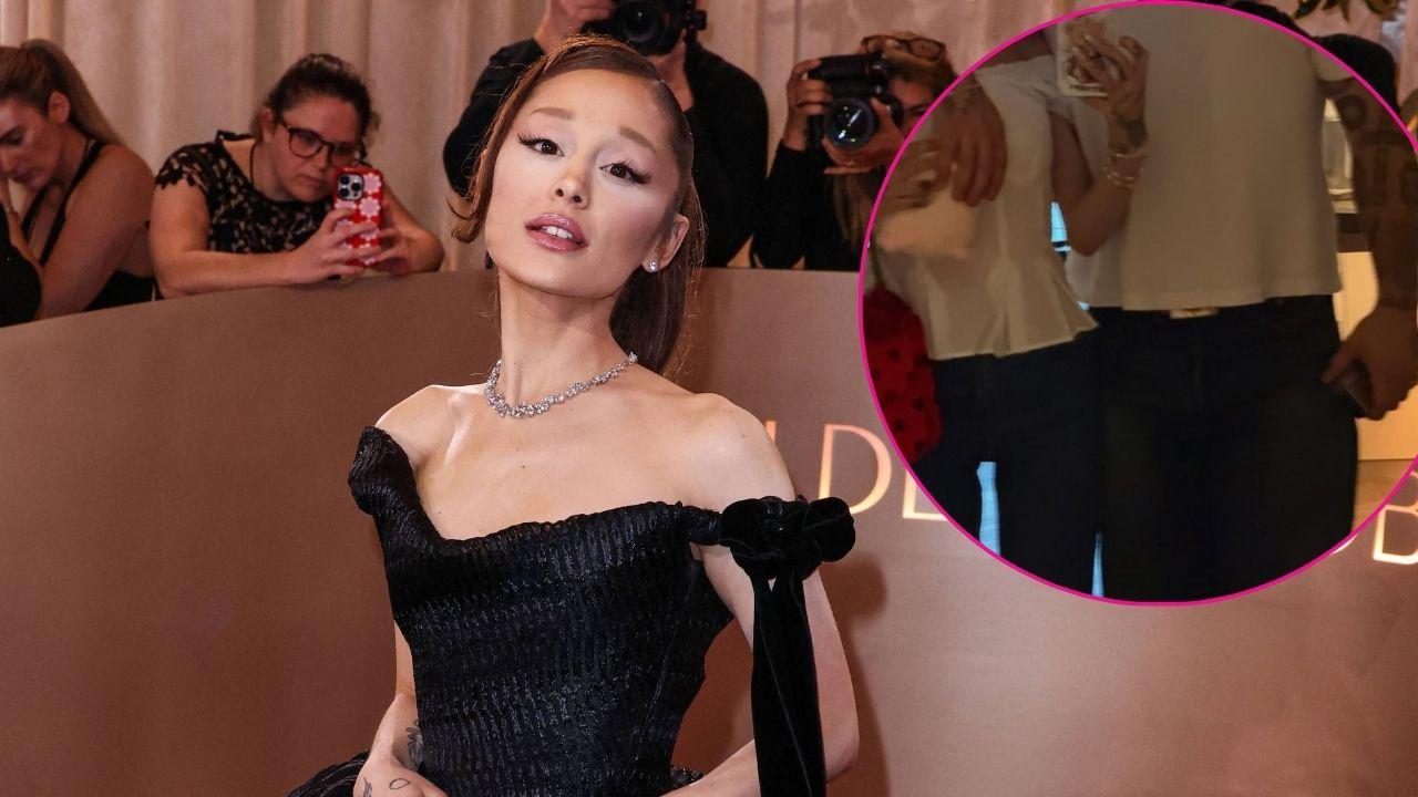 Split photo of Ariana Grande & Ricky Alvarez