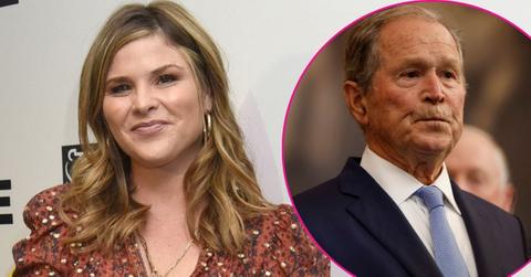 Photo of Jenna Bush Hager and George W. Bush