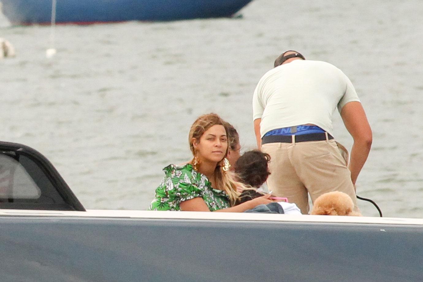 Beyonce hamptons yacht