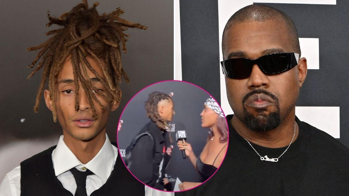 Photo of Jaden Smith and Kanye West