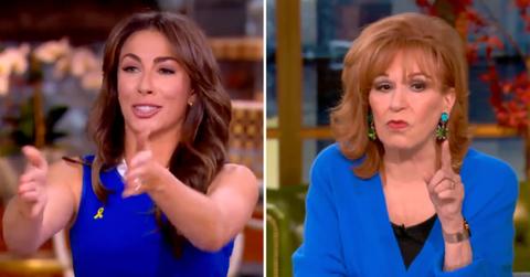 Photo of Alyssa Farah Griffin and Joy Behar on 'The View.'