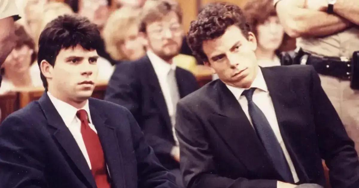 Image of the Menendez brothers claimed they killed their parents after years of being molested by their dad.