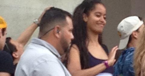 President Obama’s daughter Malia wears a crop top as she skips DNC for Lollapalooza