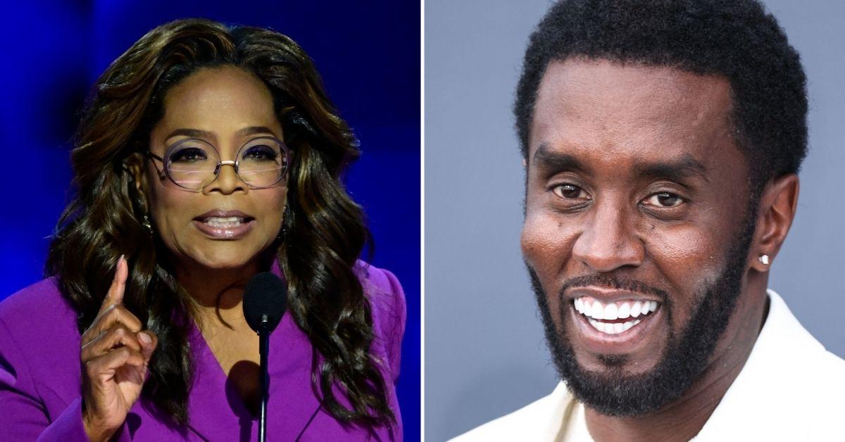 photo of Oprah Winfrey and Sean 'Diddy' Combs