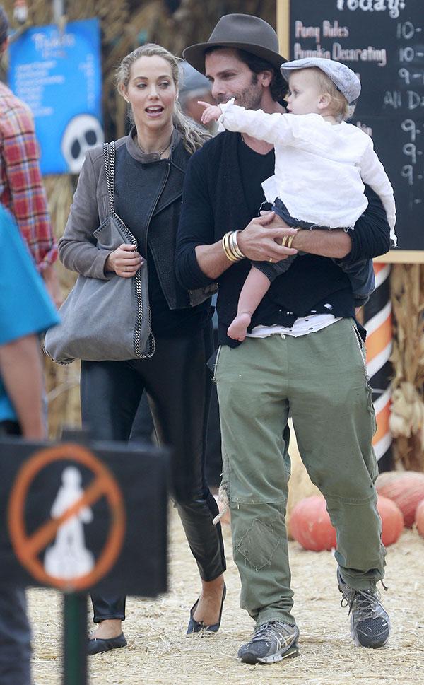 Elizabeth Berkley Pumpkin Picking