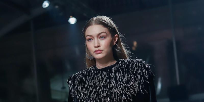 Gigi Hadid at Isabel Marant show as part of the Paris Fashion Week Womenswear Fall/Winter 2020/2021