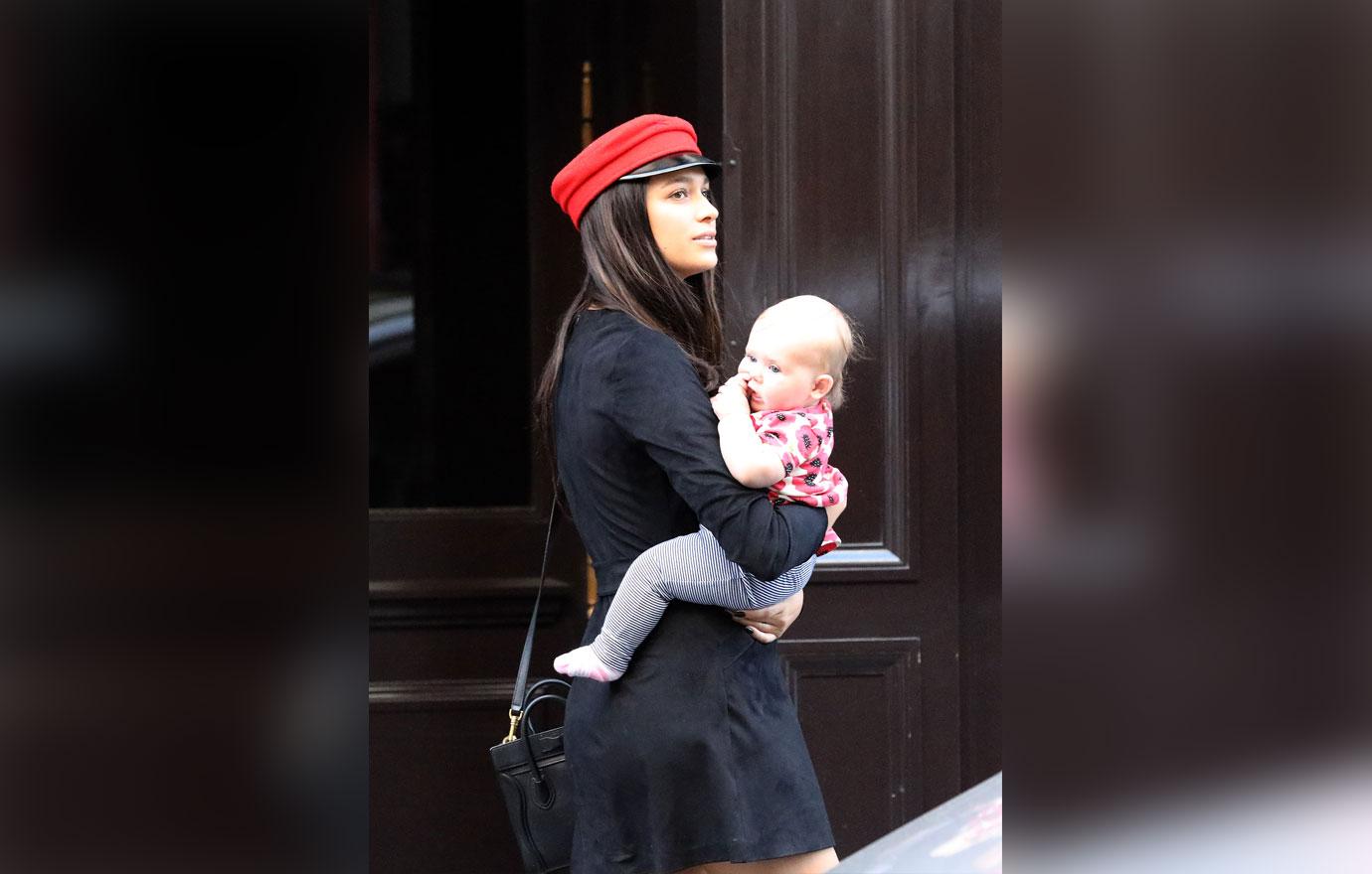 Robin Thicke and April Love Geary in Paris