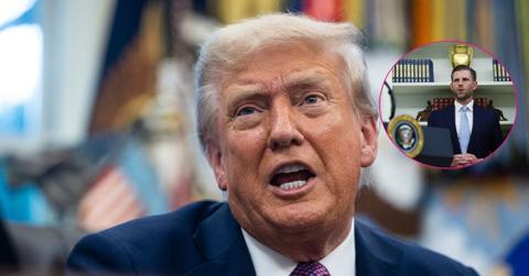 Composite photo of Donald Trump and Eric Trump