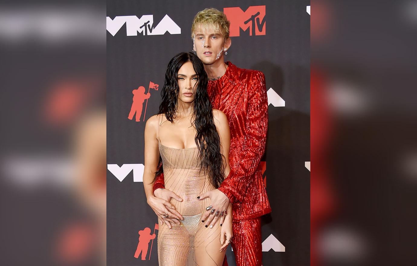 megan fox machine gun kelly celeb couples cozying up holidays