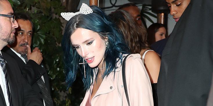 Bella Thorne attends the GQ Magazine Grammy party at Chateau Marmont