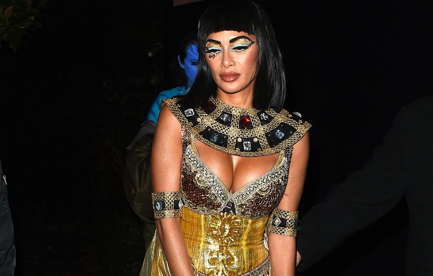 The Pussycat Doll looked quite Egyptian royal as Nicole Scherzinger went as Cleopatra.