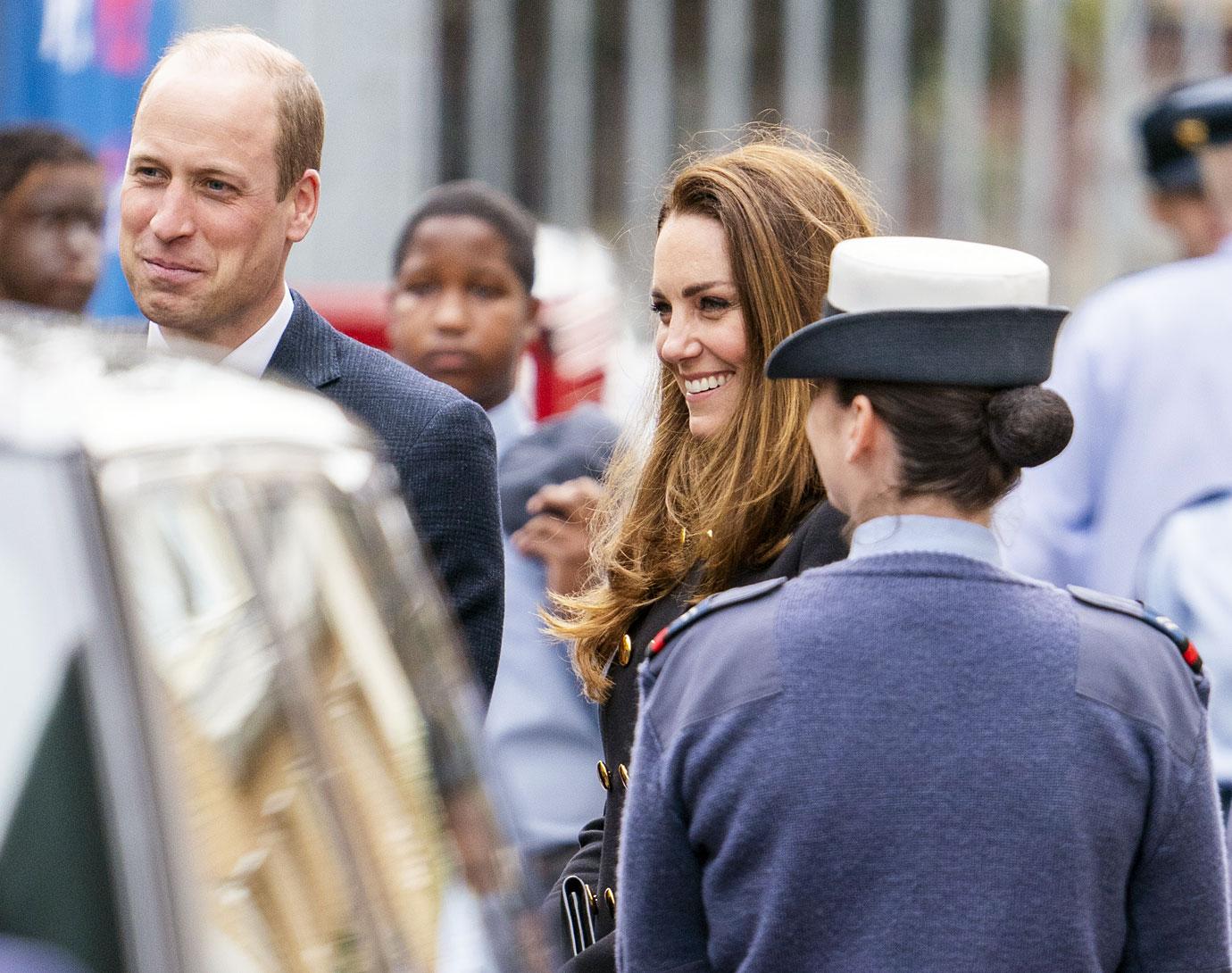 prince william and duchess kate visit east ham squadron raf air cadets