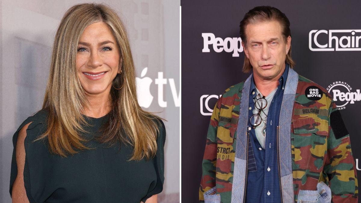 Split photo of Jennifer Aniston and Stephen Baldwin 