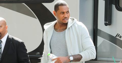 Carmelo Anthony Poses For A Photoshoot In NYC