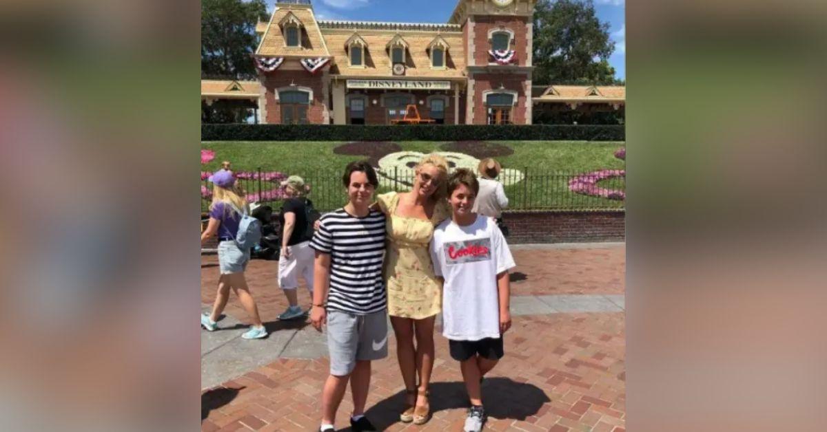 image of Britney Spears’ sons plan to spend time with her, an insider claims. 