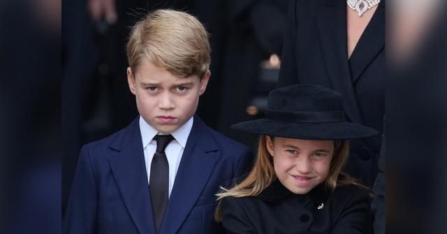 prince george princess charlotte were incredibly well behaved at funeral pp