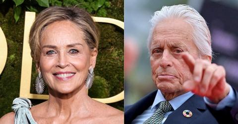 Composite Photos of Sharon Stone and Michael Douglas