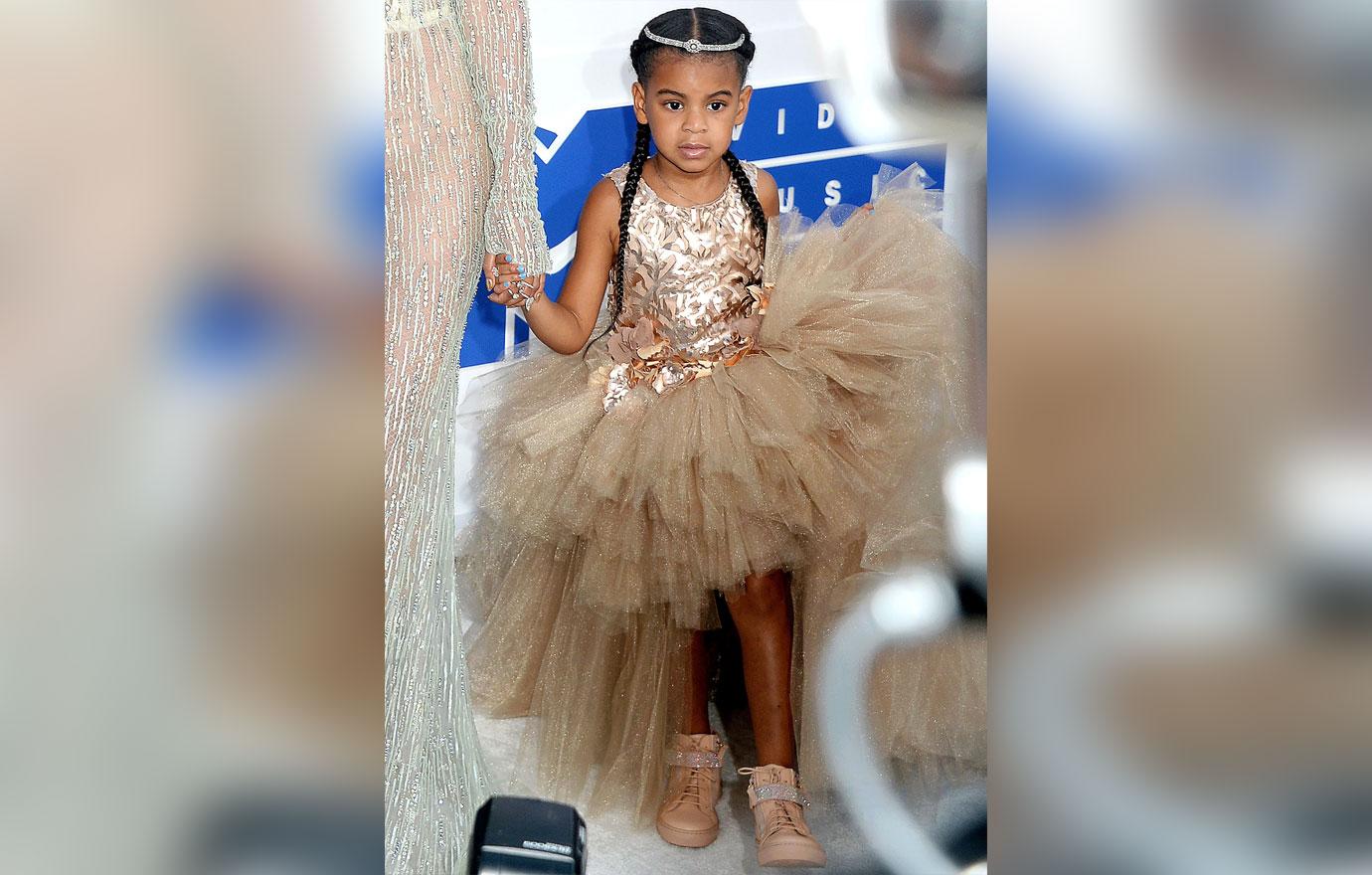 Blue Ivy In Tulle Dress At 2016 MTV Video Music Awards, Arrivals, Madison Square Garden, New York, USA - 28 Aug 2016