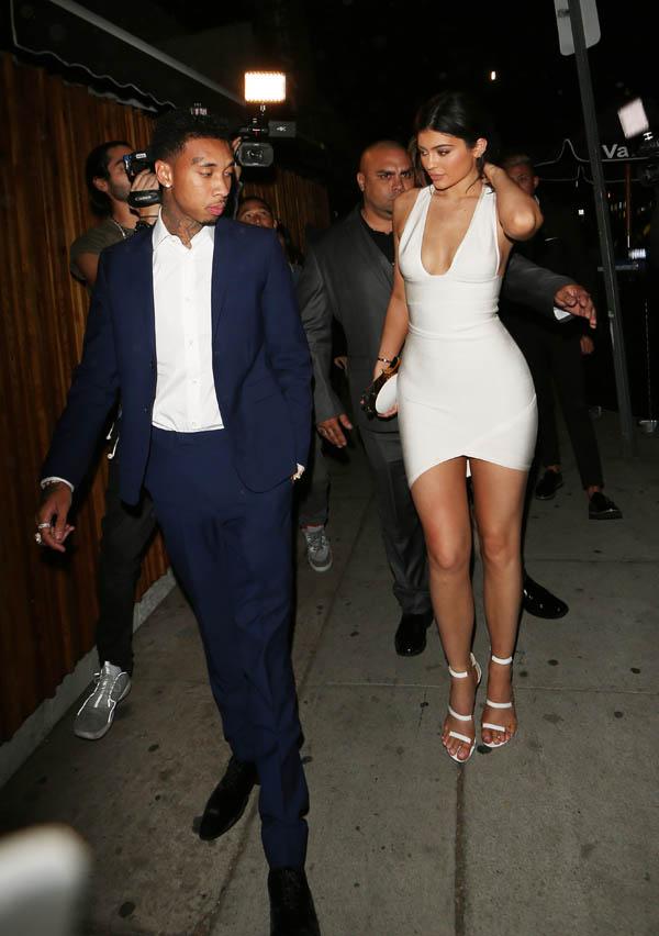 Kylie Jenner And Tyga Along With Hailey Baldwin Go To The Nice Guy Club To Party