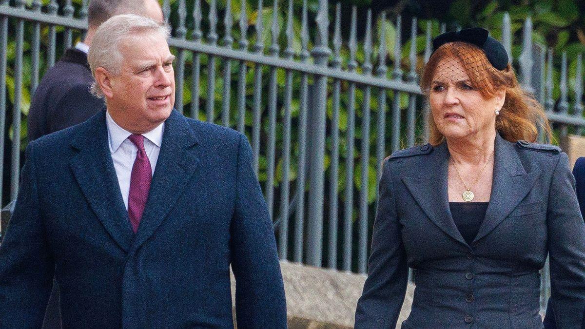 image pf prince Andrew and Sarah Ferguson 