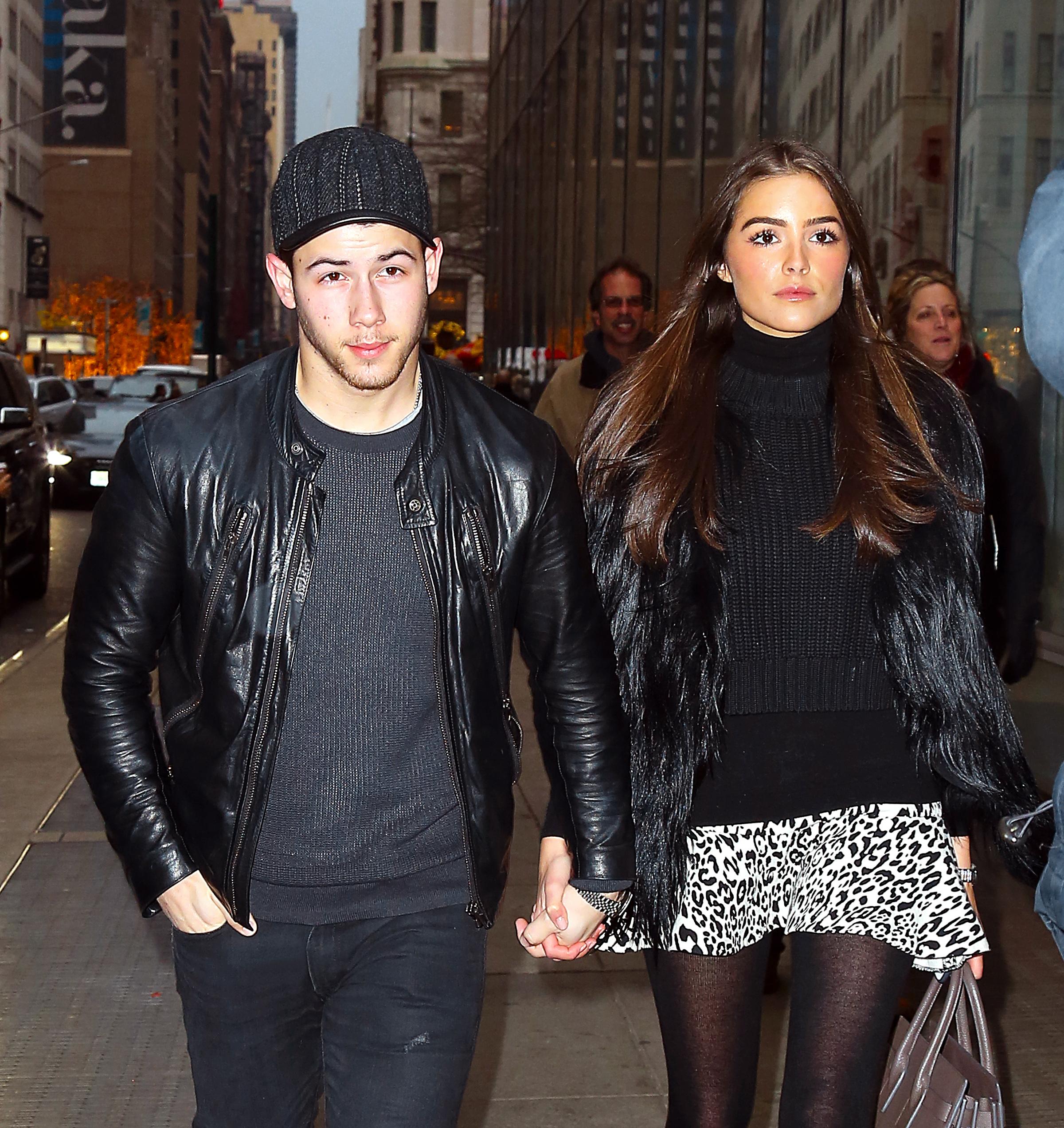 Nick Jonas Holds Hands With Girlfriend Olivia Culpo As They Stroll Through New York City