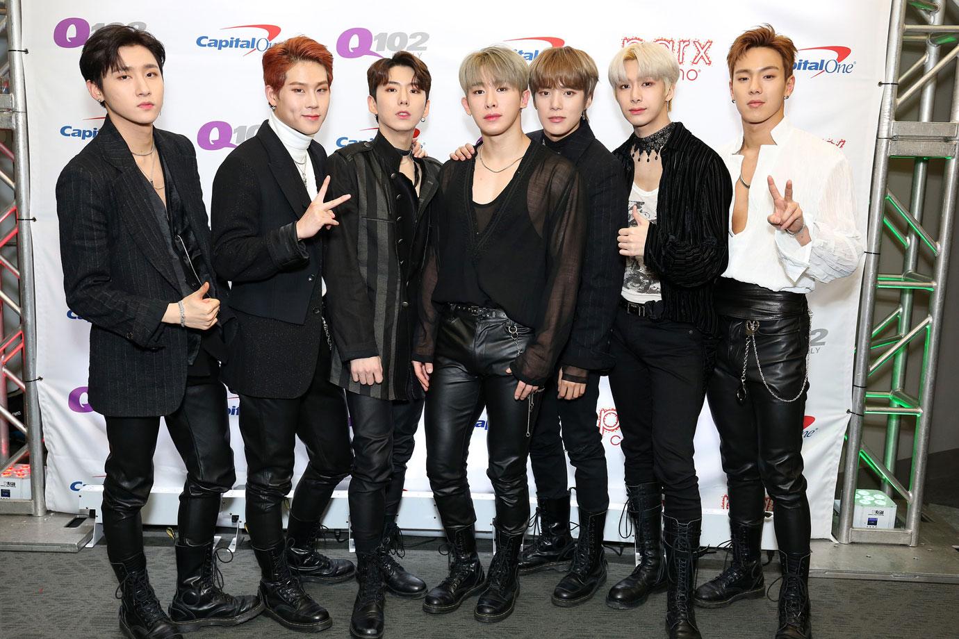 Monsta X Arriving At Q102 iHeartRadio Jingle Ball, Backstage, Philadelphia, USA - 05 Dec 2018 monsta x fans slam french montana