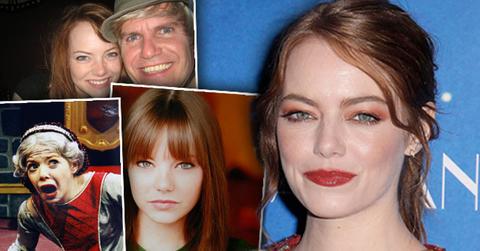 emma stone la la land pictures before famous long