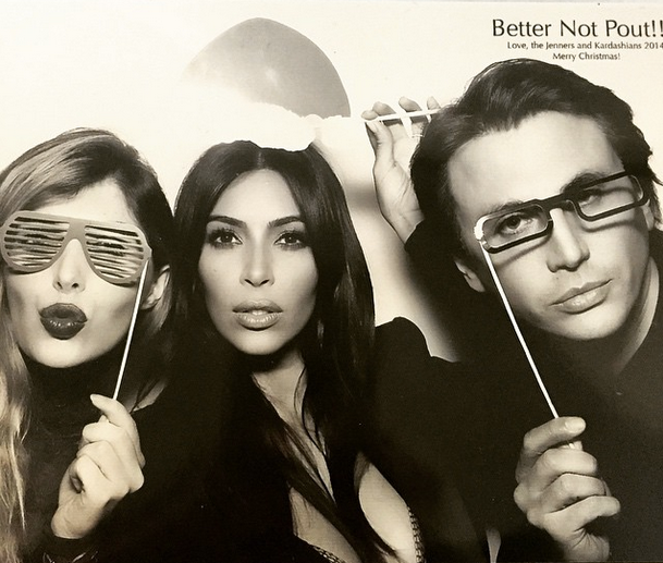 Jonathancheban christmas kardashian instagram 02