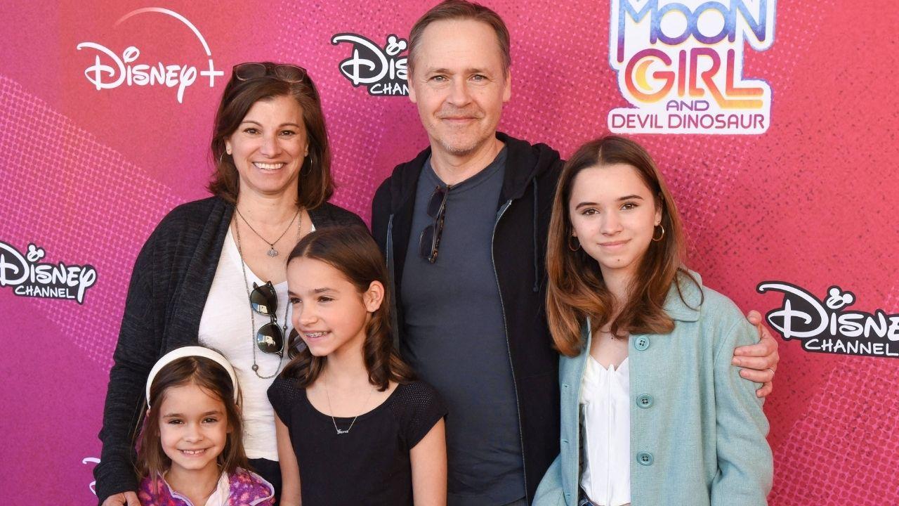 Image of Chad Lowe attended nephew Matthew Lowe's wedding in Santa Barbara with his wife, Kim Painter, and their daughters, Mabel and Nixie.