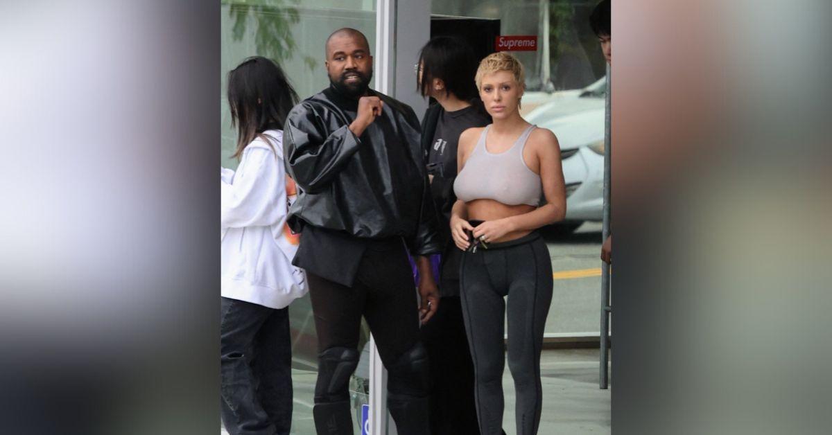 kanye wests wife bianca censori nude rappers livestream