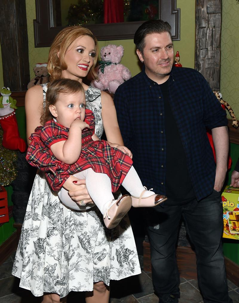 Holly Madison And Daughter Rainbow Kick Off Adventure To Santa At Fashion Show Las Vegas