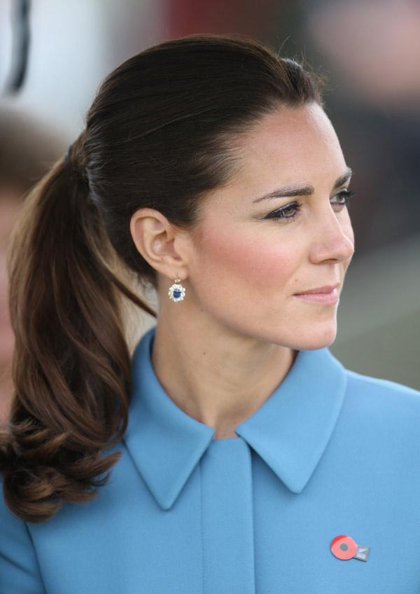 Kate middleton ponytail