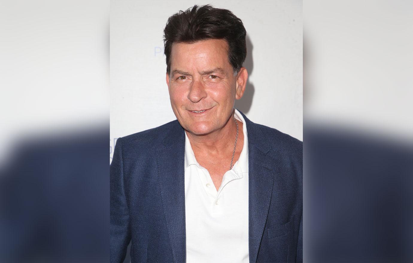 Charlie sheen close up