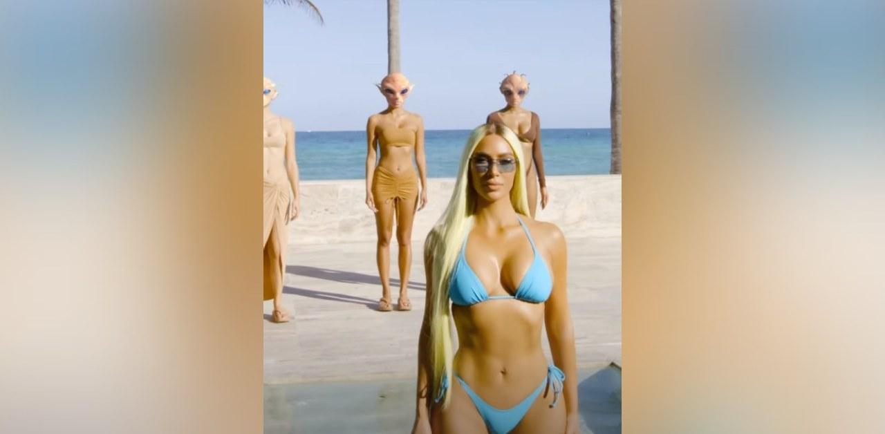 Kim Kardashian's Alien-Themed SKIMS Campaign Mocked After UFO Debacle