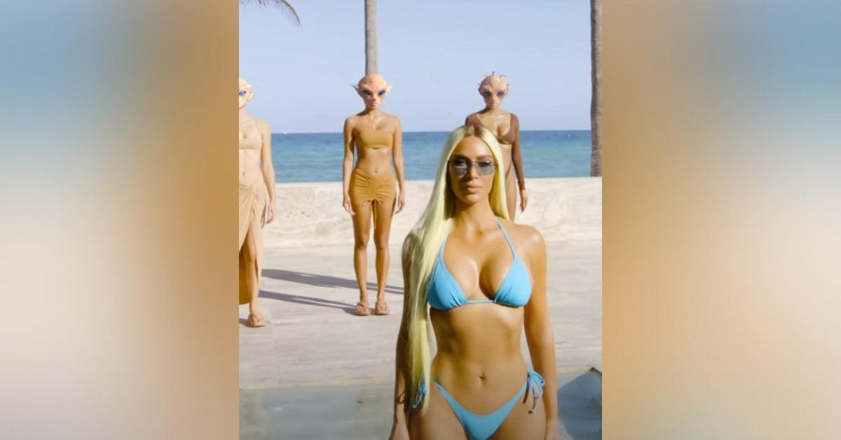 Kim Kardashian's Alien-Themed SKIMS Campaign Mocked After UFO Debacle