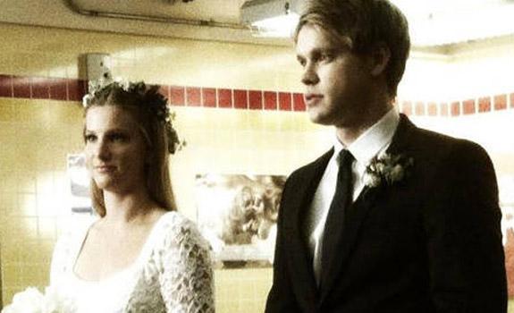 //ok__brittany sam glee wedding