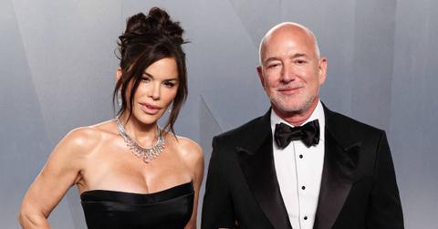 Photo of Lauren Sánchez and Jeff Bezos