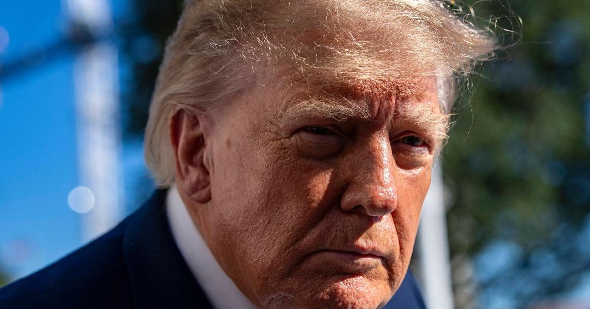 Donald Trump Appears Tired as He Exposes His Fake Tan Makeup With Popped Collar Ahead of Midterm Rallies